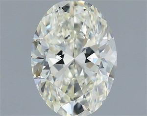Picture of Natural Diamond 0.40 Carats, Oval with  Cut, I Color, VVS2 Clarity and Certified by IGI