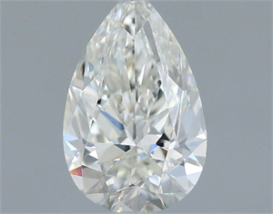 Picture of Natural Diamond 0.42 Carats, Pear with  Cut, H Color, VVS1 Clarity and Certified by IGI