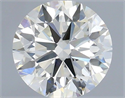 Natural Diamond 0.62 Carats, Round with Excellent Cut, J Color, VS2 Clarity and Certified by IGI