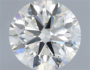 Picture of Natural Diamond 0.62 Carats, Round with Excellent Cut, J Color, VS2 Clarity and Certified by IGI