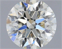 Natural Diamond 0.40 Carats, Round with Excellent Cut, H Color, SI1 Clarity and Certified by IGI