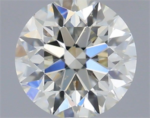 Picture of Natural Diamond 0.40 Carats, Round with Excellent Cut, H Color, SI1 Clarity and Certified by IGI