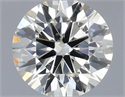 Natural Diamond 0.41 Carats, Round with Excellent Cut, I Color, SI1 Clarity and Certified by IGI