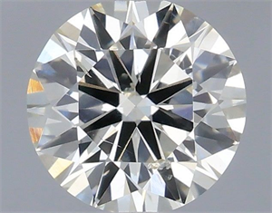 Picture of Natural Diamond 0.41 Carats, Round with Excellent Cut, I Color, SI1 Clarity and Certified by IGI