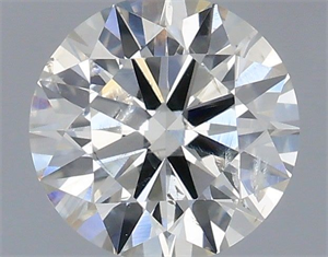 Picture of Natural Diamond 0.41 Carats, Round with Excellent Cut, I Color, SI2 Clarity and Certified by IGI