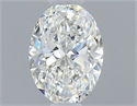 Diamante Natural 0.41 quilates, Ovalado , Color G, claridad VVS2 y certificado GIA