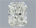 Natural Diamond 0.50 Carats, Radiant with  Cut, J Color, VVS1 Clarity and Certified by GIA
