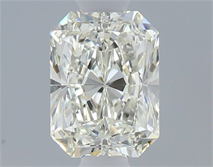 Picture of Natural Diamond 0.50 Carats, Radiant with  Cut, J Color, VVS1 Clarity and Certified by GIA