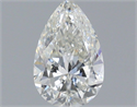 Natural Diamond 0.70 Carats, Pear with  Cut, H Color, SI1 Clarity and Certified by GIA