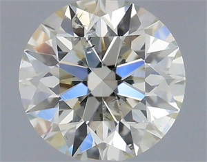 Foto Diamante Natural 0.40 quilates, Redondo , Color J, claridad SI2 y certificado IGI de