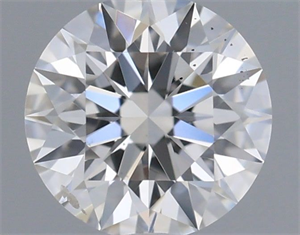 Picture of Natural Diamond 0.40 Carats, Round with Excellent Cut, H Color, SI2 Clarity and Certified by GIA