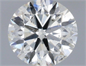 Natural Diamond 0.50 Carats, Round with Excellent Cut, G Color, SI2 Clarity and Certified by IGI