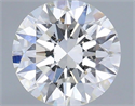 Natural Diamond 0.50 Carats, Round with Excellent Cut, F Color, VS2 Clarity and Certified by IGI