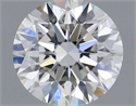 Natural Diamond 0.50 Carats, Round with Excellent Cut, F Color, VS2 Clarity and Certified by IGI
