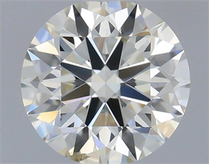 Picture of Natural Diamond 0.50 Carats, Round with Excellent Cut, H Color, SI1 Clarity and Certified by IGI