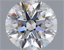 Natural Diamond 0.50 Carats, Round with Excellent Cut, H Color, SI1 Clarity and Certified by IGI