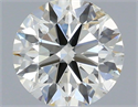 Natural Diamond 0.50 Carats, Round with Excellent Cut, I Color, SI1 Clarity and Certified by IGI