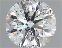 Diamante Natural 0.72 quilates, Redondo , Color F, claridad I1 y certificado IGI