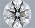 Natural Diamond 0.70 Carats, Round with Excellent Cut, I Color, VS2 Clarity and Certified by IGI