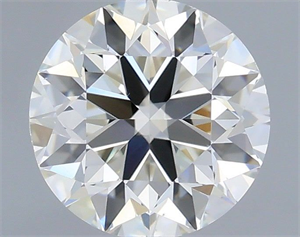 Picture of Natural Diamond 0.70 Carats, Round with Excellent Cut, I Color, VS2 Clarity and Certified by IGI