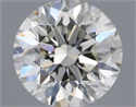 Natural Diamond 0.70 Carats, Round with Very Good Cut, I Color, VS2 Clarity and Certified by IGI