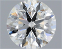 Natural Diamond 0.70 Carats, Round with Excellent Cut, H Color, SI2 Clarity and Certified by IGI