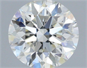 Natural Diamond 0.70 Carats, Round with Excellent Cut, H Color, SI2 Clarity and Certified by IGI