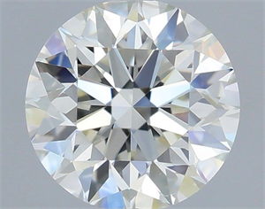 Picture of Natural Diamond 0.70 Carats, Round with Excellent Cut, H Color, SI2 Clarity and Certified by IGI