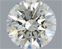 Natural Diamond 0.70 Carats, Round with Excellent Cut, K Color, VS1 Clarity and Certified by IGI
