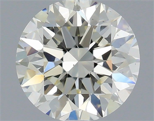 Picture of Natural Diamond 0.70 Carats, Round with Excellent Cut, K Color, VS1 Clarity and Certified by IGI
