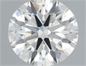 Natural Diamond 0.81 Carats, Round with Excellent Cut, I Color, VS1 Clarity and Certified by IGI