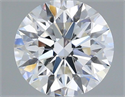 Del inventario de diamantes de laboratorio, 0.83 quilates, Redondo , Color E, claridad VVS2 y certificado IGI