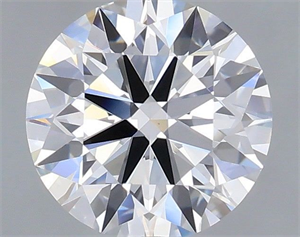 Picture of Lab Grown Diamond 1.38 Carats, Round with Ideal Cut, D Color, VS1 Clarity and Certified by IGI