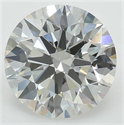 Del inventario de diamantes de laboratorio, 2.09 quilates, Redondo , Color H, claridad VVS2 y certificado GIA