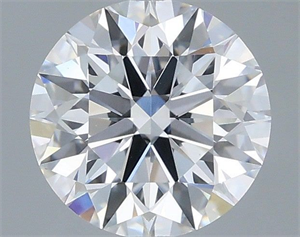 Picture of Lab Grown Diamond 1.05 Carats, Round with Ideal Cut, D Color, VVS2 Clarity and Certified by IGI