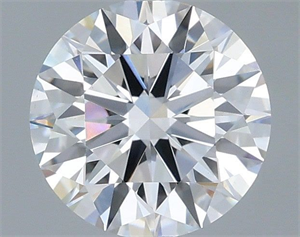 Picture of Lab Grown Diamond 1.04 Carats, Round with Ideal Cut, D Color, VVS2 Clarity and Certified by IGI