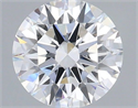 Lab Grown Diamond 1.04 Carats, Round with Excellent Cut, D Color, VVS2 Clarity and Certified by IGI