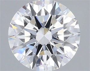 Picture of Lab Grown Diamond 1.04 Carats, Round with Excellent Cut, D Color, VVS2 Clarity and Certified by IGI