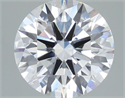 Lab Grown Diamond 3.56 Carats, Round with Ideal Cut, E Color, VVS2 Clarity and Certified by IGI