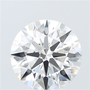 Picture of Lab Grown Diamond 4.03 Carats, Round with Ideal Cut, F Color, VS1 Clarity and Certified by IGI