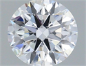 Del inventario de diamantes de laboratorio, 1.02 quilates, Redondo , Color D, claridad VVS2 y certificado IGI