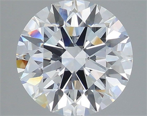 Picture of Lab Grown Diamond 3.06 Carats, Round with Ideal Cut, D Color, VVS2 Clarity and Certified by IGI
