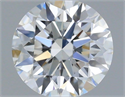 Del inventario de diamantes de laboratorio, 0.73 quilates, Redondo , Color F, claridad VVS2 y certificado IGI