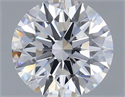 Del inventario de diamantes de laboratorio, 0.84 quilates, Redondo , Color D, claridad VVS2 y certificado IGI