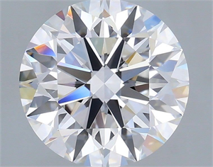 Picture of Lab Grown Diamond 2.35 Carats, Round with Excellent Cut, E Color, VVS1 Clarity and Certified by IGI