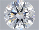 Lab Grown Diamond 3.08 Carats, Round with Ideal Cut, D Color, VVS2 Clarity and Certified by IGI