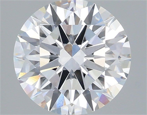 Picture of Lab Grown Diamond 3.08 Carats, Round with Ideal Cut, F Color, VVS2 Clarity and Certified by IGI