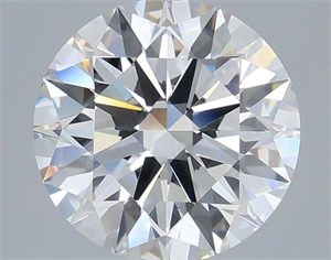 Picture of Lab Grown Diamond 3.09 Carats, Round with Ideal Cut, F Color, VVS2 Clarity and Certified by IGI