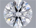 Lab Grown Diamond 1.42 Carats, Round with Ideal Cut, D Color, VVS2 Clarity and Certified by IGI