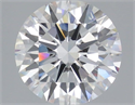 Lab Grown Diamond 3.09 Carats, Round with Ideal Cut, F Color, VVS2 Clarity and Certified by IGI